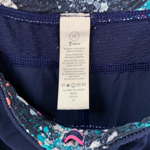 Navy Blue Iviva (Lululemon) Gym classified Short - Picture 4 of 5